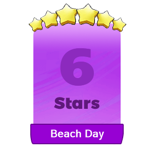 MMOJUGG Monopoly Go Beach Day 6 Stars-S20-9 Details View of Item Function and Use
